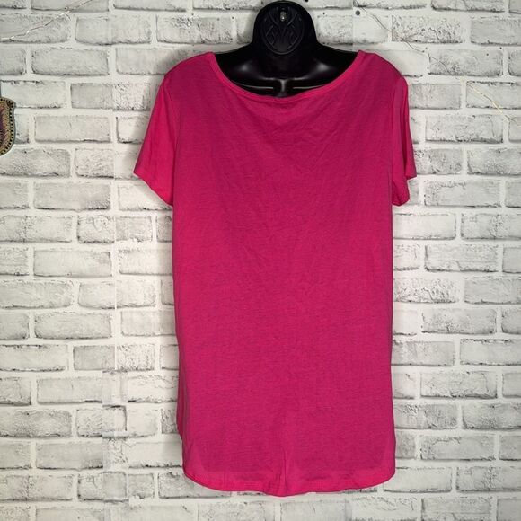 Studio 1886 Pink Basic Tee Tshirt Size Large - Picture 3 of 5